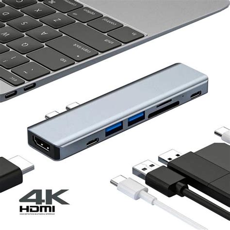 Hub Macbook Pro E Air Thunderbolt Hdmi 4k Adaptador Usb C Pd Docking Station Hub Magazine