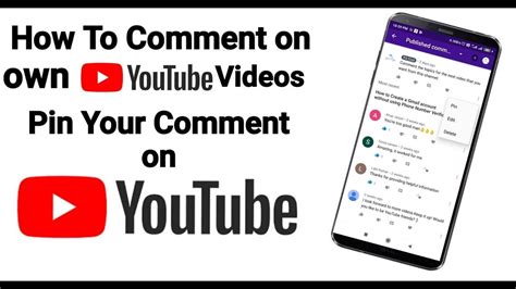 How To Comment On Own Youtube Videos When Channel Is Monetized Pin