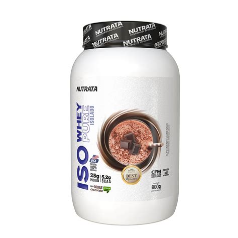 Iso Whey Sabor Double Chocolate 900g Nutrata