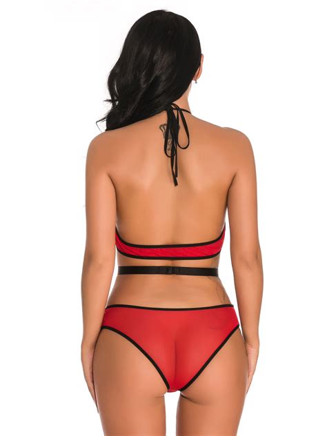 Body Sexy Nounours Lingerie Sexy Noël Femme Avec Bretelles à Col Décolleté En V Coupe Cintrée