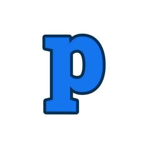 Letter P Generic Color Lineal Color Icon