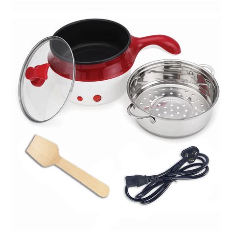 Magic 6 Multifunction Electric Stainless Steel Hot Pot Noodles Steamed Egg Soup Pot Mini Heating