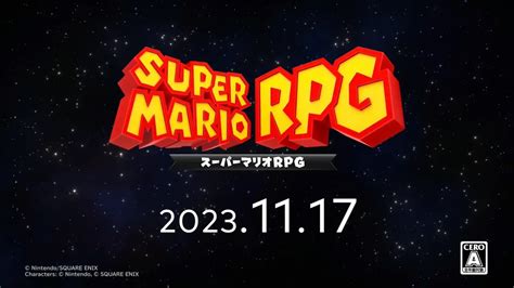 リメイク版『スーパーマリオrpg』switchで11月17日リリースへ。ピーチ姫が主役の完全新作タイトルとリマスター版『ルイージマンション2