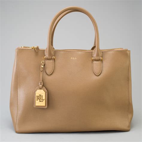 A Newbury Double Zip Satchel Bag By Ralph Lauren Bukowskis