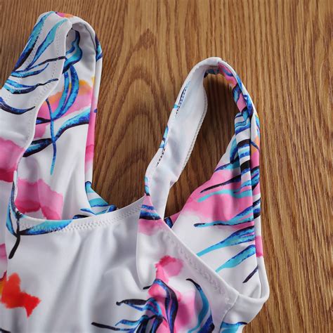 Pcs Girl Fashionable Leaves Swimsuit Bikini Set Grandado