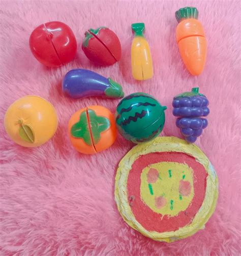 Toys & Games | Fruit And Vegetables Toy Set 🔴No Freebie N | Freeup