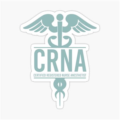 Crna Certified Registered Nurse Anesthetist Caduceus Medical Symbol Crna Appreciation Ts