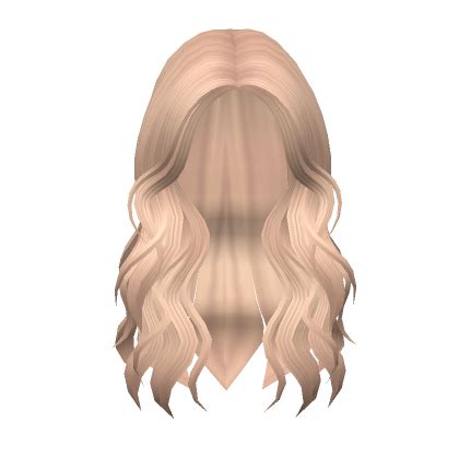 Lush Wavy Hair Blonde Roblox Item Rolimon S