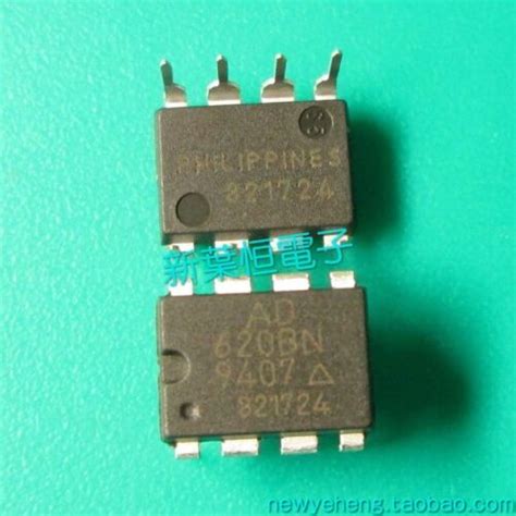 1PCS Instrumentation Amplifier IC ANALOG DEVICES DIP 8 AD620BN AD620BNZ