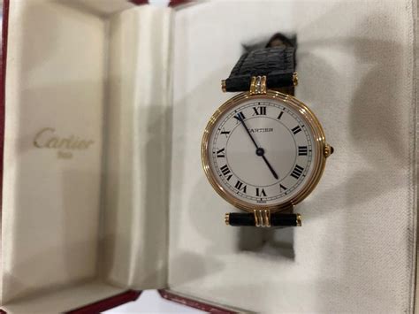 Cartier Vendome Armbanduhr Wundersch N Lc Ors Gold Quartz Kaufen Auf