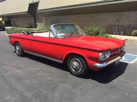 1963 Chevy Corvair Monza 900 Turbo Spyder Convertible 4 Speed