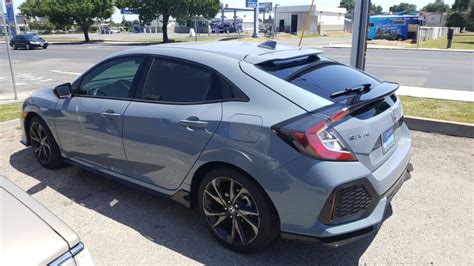 Window Tint On A 2018 Honda Civic Hatchback Encore Window Tinting