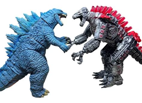 Godzilla Vs Mechagodzilla Con Sonido Y Luz Led Articulados Envío gratis