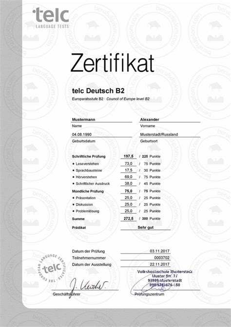 Zertifikat TELC Deutsch B2 Kaufen Goethe Zertifikat B2 Kaufen