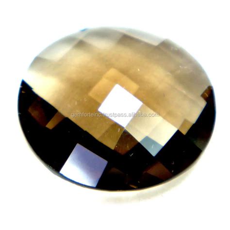 Brazilian Smoky Quartz Stone Cushion Shape Faceted Cut Loose Gemstone