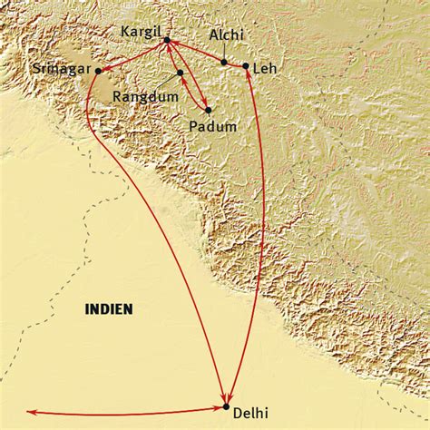 Ladakh Zanskar Kaschmir Reise