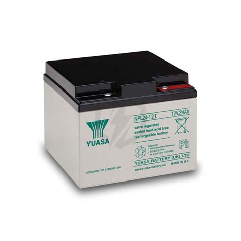 Batterie plomb étanche NPL24 12 Yuasa 12v 24ah