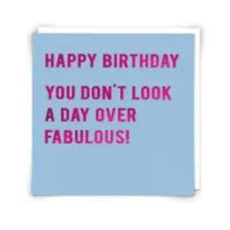 Happy Birthday Fabulous Greeting Card Redback Andquirky