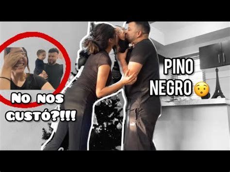 ASÍ DECORAMOS NUESTRO PINO DE NAVIDAD COLOR NEGRO YouTube