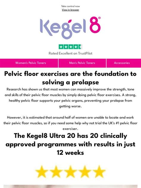 Kegel8: Pelvic floor exercises are the foundation to solving a prolapse | Milled