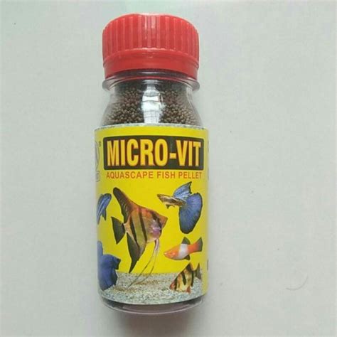 Jual Makanan Ikan Hias Akari Microvit Pakan Fish Food Micro Vit 50 Gram