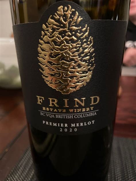 Frind Estate Winery Merlot Premier Canada British Columbia