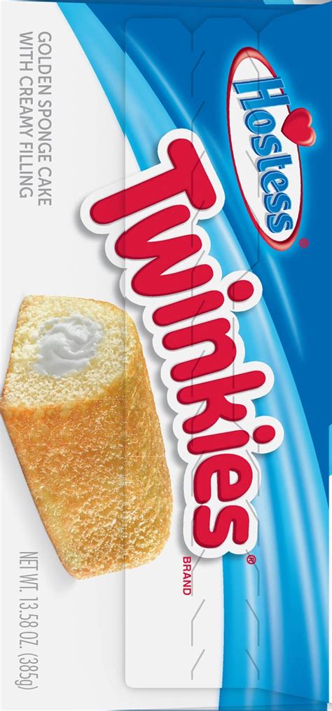 HOSTESS TWINKIES Creamy Golden Sponge Cake Individually Wrapped 10 Ct