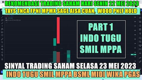 Part 1 Analisa Rekomendasi Swing Trading Scalping Saham Harian Selasa