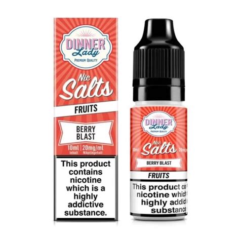 BERRY BLAST FRUITS 10ML NIC SALT DINNER LADY UK Vape Store E Cig Clouds