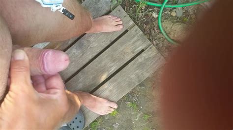 Cum In The Garden On My Feet Gay Porn XHamster