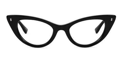 Platt 1 Black Cat Eye Prescription Glasses Specscart Di 2024