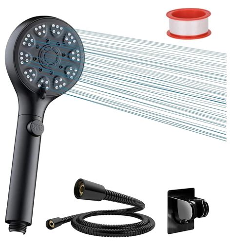 Rv Shower Head With Hose High Pressure Handheld Shower Head With On