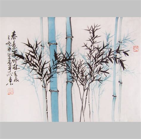 Original Ink Painting Bamboo Painting Chinese Painting By Art