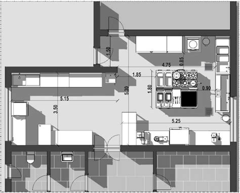 Progetto Di Una Cucina Per Ristorante Con Norme E Modello BIM BibLus BIM