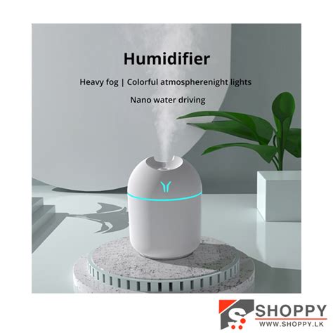 250ML Mini Air Humidifier - White - Shoppy Computers & Tech Solutions