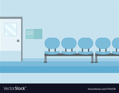 Background of hospital corridor Royalty Free Vector Image