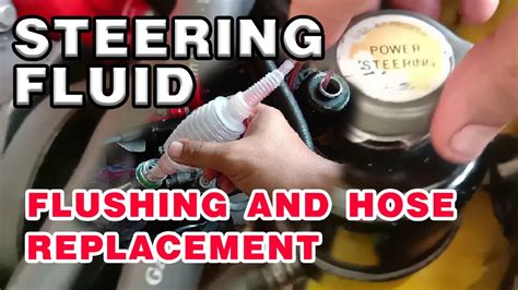 Steering Fluid Flushing And Hose Replacement Paano Mag Palit Ng Hose