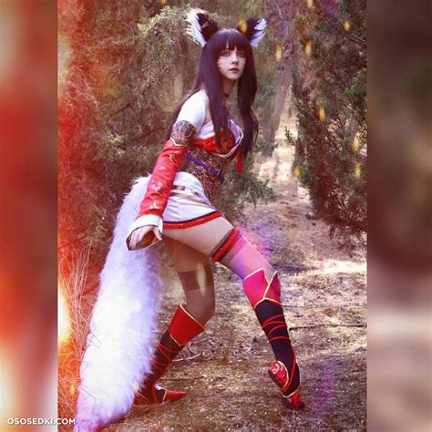 Model Alin Ma Xenoncos In Cosplay Ahri From League Of Legends 65