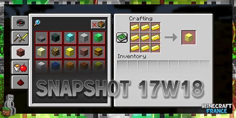 Minecraft 1 12 Snapshot 17w18b Minecraft France