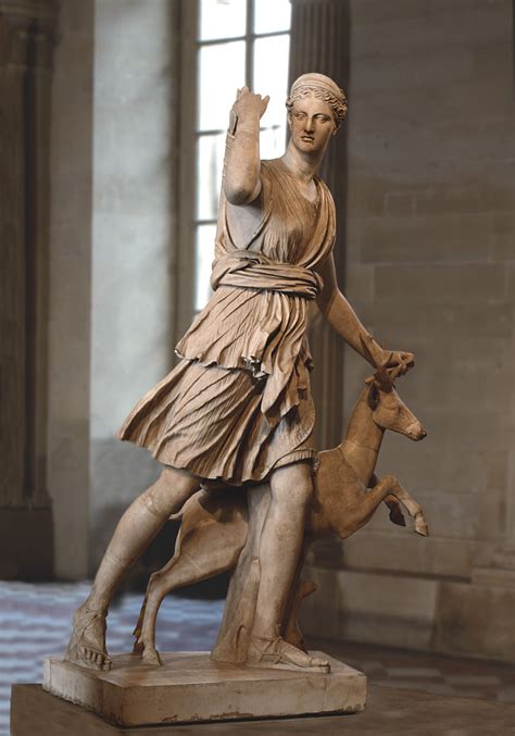 Diana Artemis Huntress Known As Diana Of Versailles 2nd Century Ad