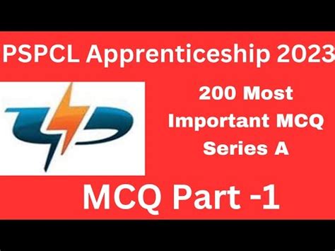 PSPCL Lineman Apprenticeship 2023 200 Most Important MCQ Series A