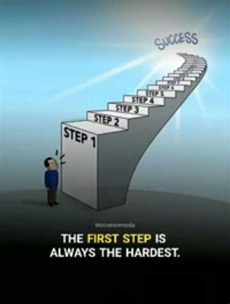 The First Step Is Always The Hardest First Step The One World