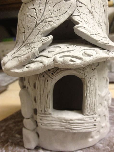 Ceramic Fairy House Clay Fairy House Fairy Houses Clay Projects