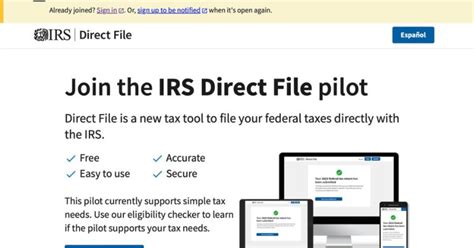 IRS Launches Free Direct File Pilot in Florida for Simple Tax Returns