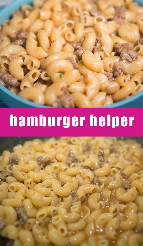 hamburger helper recipe | Recipe | Easy potato recipes, Hamburger ...