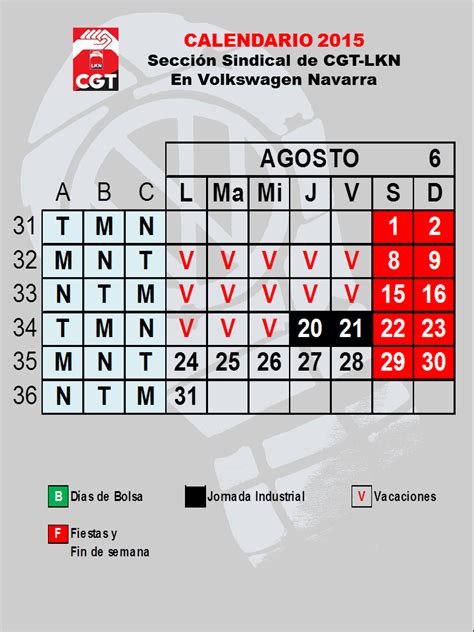 Calendario Definitivo De Julio Provisional De Agosto Y MÁs