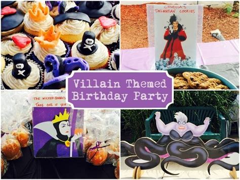 Villains Birthday Party - DIY Inspired