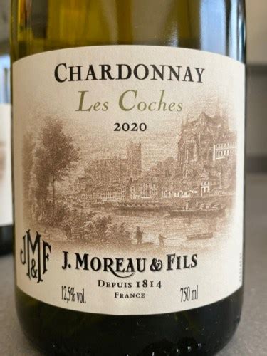 J Moreau Fils Les Coches Chardonnay Vivino España