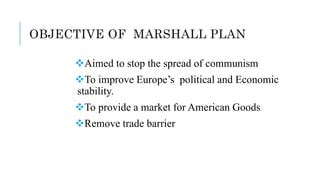 Marshall plan | PPT