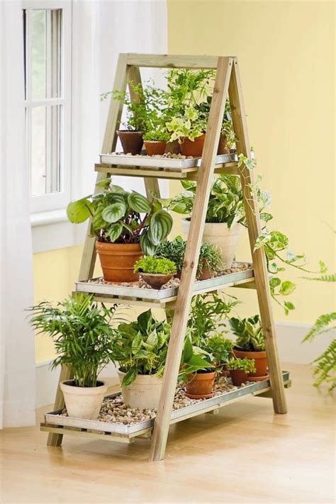 11 Ladder Plant Stand Deco Ideas